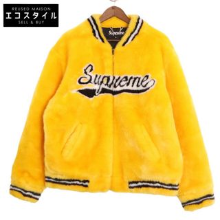 シュプリーム(Supreme)のシュプリーム 20SS ｲｴﾛｰ Faux Fur Varsity Jacket XL(その他)