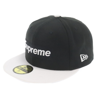 シュプリーム(Supreme)のSUPREME シュプリーム 22SS 2-Tone Box Logo New Era ボックスロゴベースボールキャップ ブラック/ホワイト ニューエラ(キャップ)