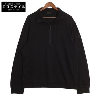 モンクレール(MONCLER)のモンクレール 22年製 ﾌﾞﾗｯｸ MAGLIA MANICA LUNGA ﾊｰﾌｼﾞｯﾌﾟｽｳｪｯﾄ XXL(その他)