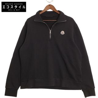 モンクレール(MONCLER)のモンクレール 23年製 ﾌﾞﾗｯｸ SWEATSHIRT ﾊｰﾌｼﾞｯﾌﾟｽｳｪｯﾄ XXXL(その他)