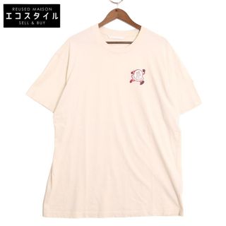 モンクレール(MONCLER)のモンクレール 22年製 アイボリー T-SHIRT SS キャラロゴ 半袖Tシャツ XL(その他)