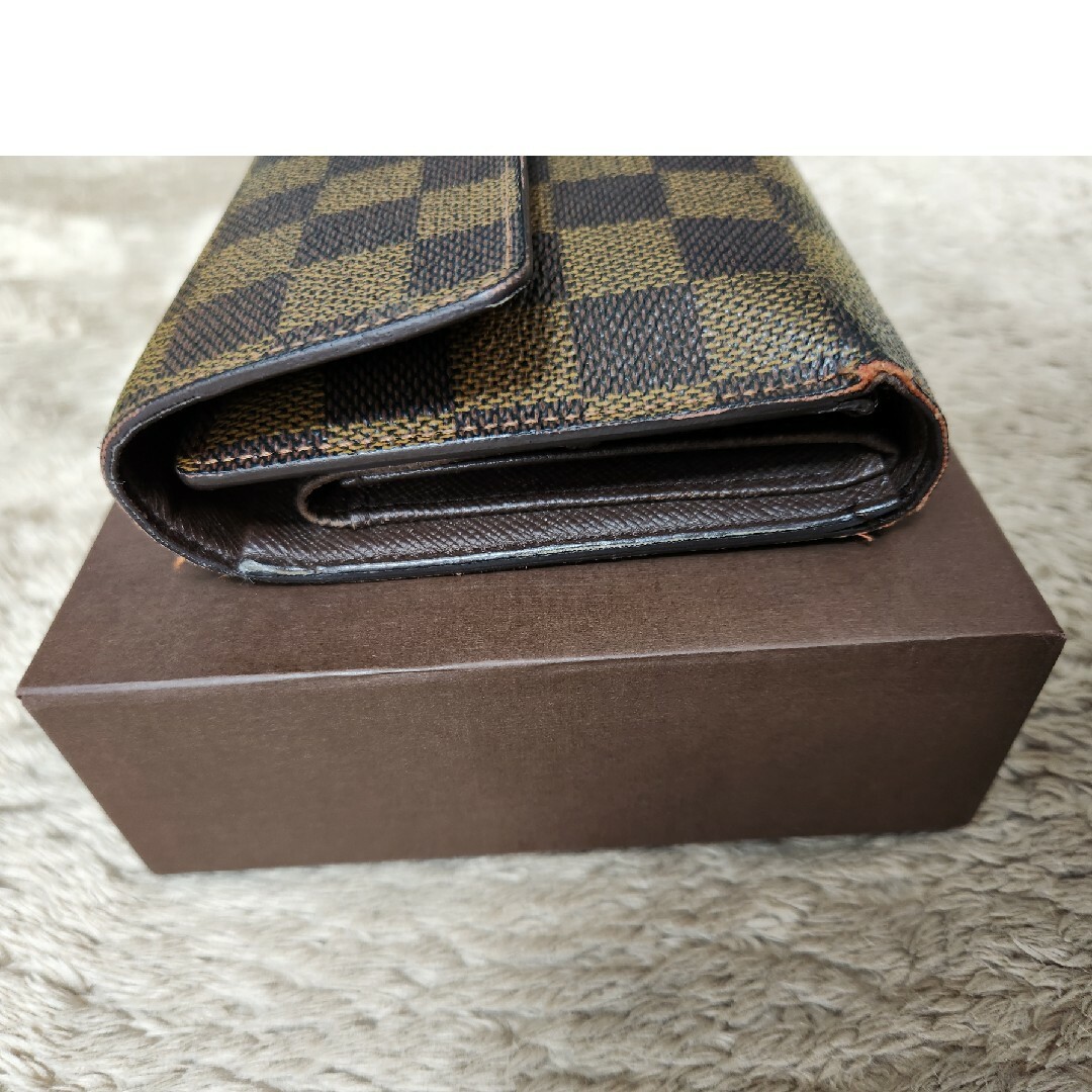 LOUIS VUITTON(ルイヴィトン)のLouis Vuitton ルイヴィトン ダミエポルトフォイユ三つ折り財布 レディースのファッション小物(財布)の商品写真