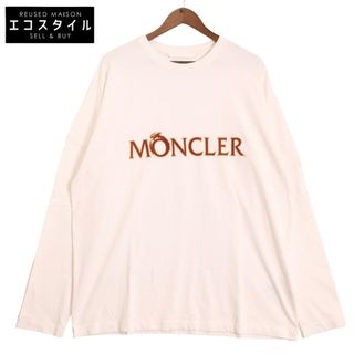 モンクレール(MONCLER)のモンクレール 23年製 ﾎﾜｲﾄ LS T-SHIRT 辰年限定 ﾛｺﾞ 長袖Tｼｬﾂ XL(その他)