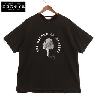 アンセルム ブラック DAMAGE AGING T-SHIRT 1