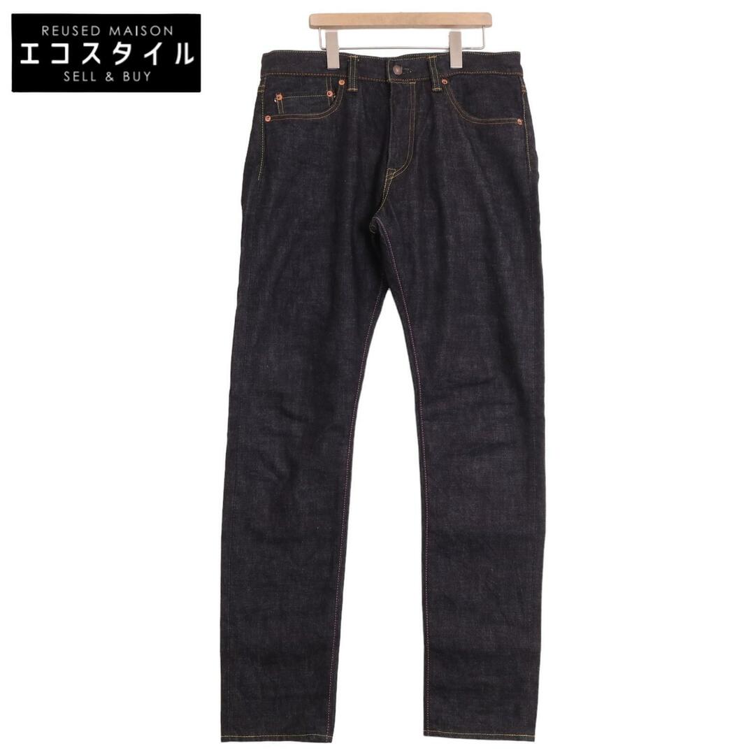 comoli ベルベットデニムパンツ ブラック comoli ベルベットデニムパンツ ブラック
