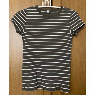 ユニクロ(UNIQLO)のソフトリブボーダーT(Tシャツ(半袖/袖なし))