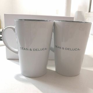 ディーンアンドデルーカ(DEAN & DELUCA)の【未使用新品】DEAN&DELUCA ラテマグギフトホワイト M(グラス/カップ)