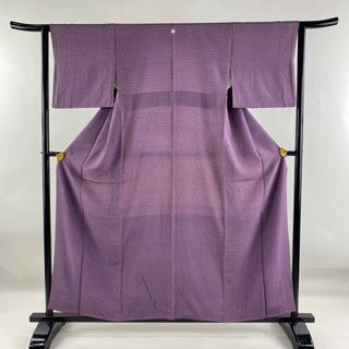 江戸小紋 身丈158.5cm 裄丈63cm 正絹 逸品 【中古】(着物)