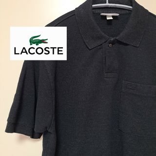 ラコステ(LACOSTE)のLACOSTE classicFIT ポロシャツ ブラック 半袖(ポロシャツ)