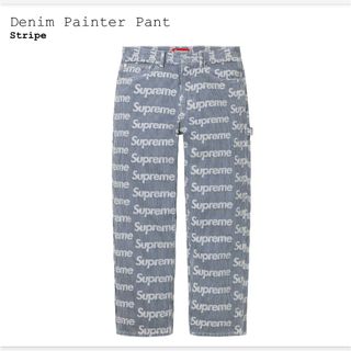 シュプリーム(Supreme)の30 supreme denim painter pant(デニム/ジーンズ)