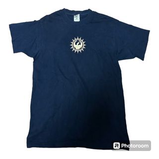 中古品 90s USA製 DRAGON optical ロゴ Tシャツ L(Tシャツ/カットソー(半袖/袖なし))