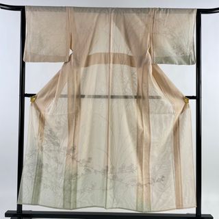 訪問着 身丈155cm 裄丈63cm 正絹 名品 【中古】(着物)