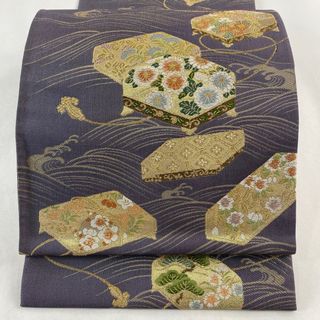 袋帯 美品 秀品 六通 正絹 【中古】(帯)