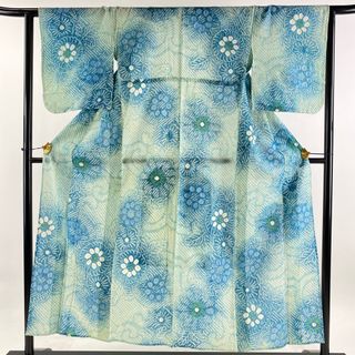 浴衣 身丈152cm 裄丈64cm 綿 名品 【中古】