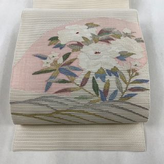 名古屋帯 美品 秀品 正絹 【中古】(帯)