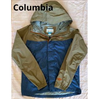 コロンビア(Columbia)のColumbia (コロンビア)  ナイロンジャケット  ベージュ×ブルー　XL(ナイロンジャケット)