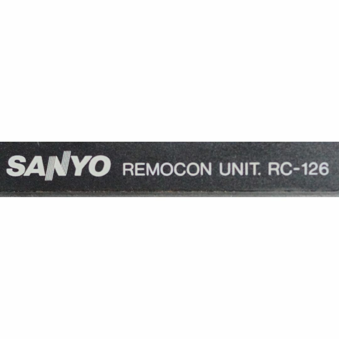SANYO - サンヨー SANYO テレビ リモコン RC-126 ( #6895 )の SANYO - サンヨー SANYO テレビ リモコン RC-126 ( #6895 )の