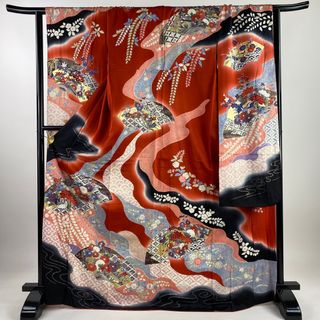 振袖 身丈170.5cm 裄丈66cm 正絹 美品 秀品 【中古】(着物)