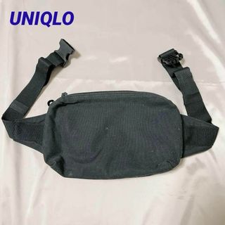 ユニクロ(UNIQLO)のUNIQLO 黒 ウエスト＆ショルダーバッグ ボディーバッグ(ボディバッグ/ウエストポーチ)