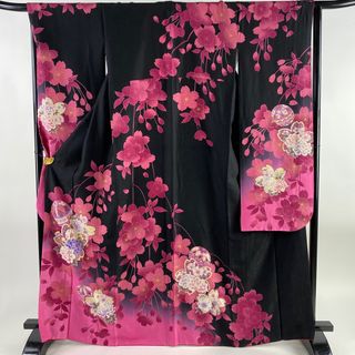 振袖 身丈167cm 裄丈65.5cm 正絹 美品 名品 【中古】(着物)