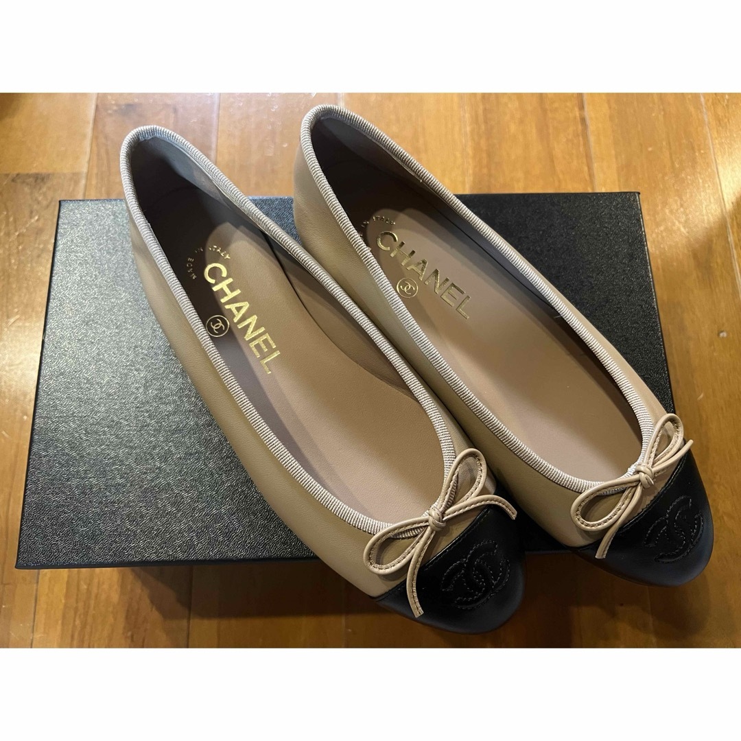 CHANEL - シャネル☆バレエシューズ☆フラットシューズ☆36の CHANEL - シャネル☆バレエシューズ☆フラットシューズ☆36の