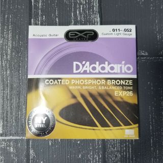 新品　D'Addario ダダリオ アコースティックギター弦 EXP26(弦)