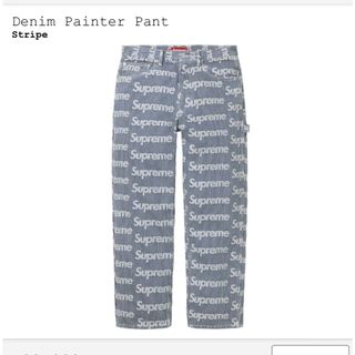 シュプリーム(Supreme)の34 supreme denim painter pant(デニム/ジーンズ)