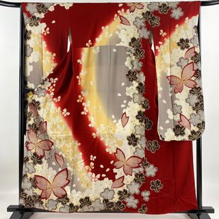 振袖 身丈157.5cm 裄丈64cm 正絹 美品 名品 【中古】(着物)