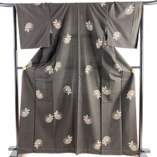 紬 身丈164.5cm 裄丈65cm 正絹 美品 名品 【中古】(着物)