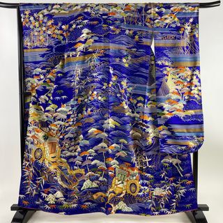 振袖 身丈161cm 裄丈66.5cm 正絹 美品 名品 【中古】(着物)