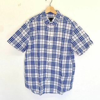 ギャップ(GAP)の3309 1回使用　GAP メンズ　半袖シャツ 夏　チェック　薄手　Mサイズ(シャツ)