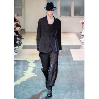 ヨウジヤマモト(Yohji Yamamoto)の【美品】21-22SS ヨウジオム テーピング裾ボタンパンツ yohji Y-3(その他)