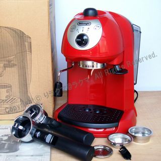 デロンギ(DeLonghi)の未使用 デロンギ エスプレッソ・カプチーノメーカー EC200N-R(エスプレッソマシン)