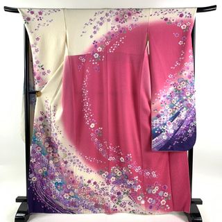 振袖 身丈166.5cm 裄丈67.5cm 正絹 美品 名品 【中古】(着物)