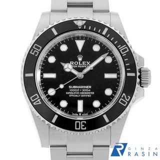 ロレックス(ROLEX)のロレックス サブマリーナ ノンデイト 124060 ブラック ランダム番 メンズ 中古 腕時計(腕時計(アナログ))