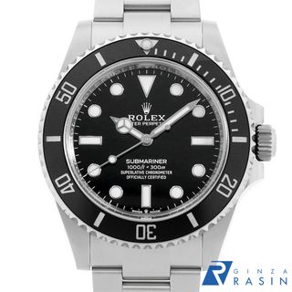 ロレックス(ROLEX)のロレックス サブマリーナ ノンデイト 124060 ブラック ランダム番 メンズ 中古 腕時計(腕時計(アナログ))