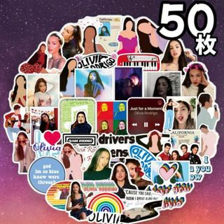 オリヴィア ロドリゴ ステッカー 50枚 Olivia Rodrigo オリビア