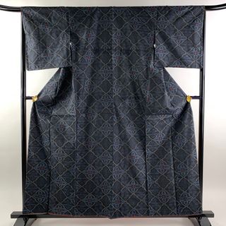 大島紬 身丈160cm 裄丈66cm 正絹 美品 秀品 【中古】(着物)