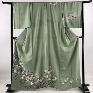 訪問着 身丈163cm 裄丈70.5cm 正絹 秀品 【中古】(着物)