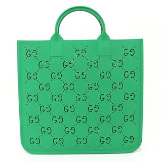 グッチ GUCCI チルドレンズ GG トートバッグ 679365 グリーンラバー 未使用品