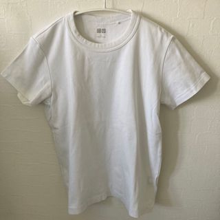 ユニクロ(UNIQLO)のユニクロU クルーネックTシャツ　白(Tシャツ(半袖/袖なし))