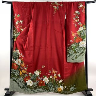 振袖 身丈162cm 裄丈67.5cm 正絹 秀品 【中古】(着物)