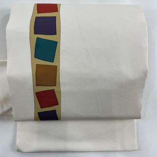 名古屋帯 美品 優品 正絹 【中古】(帯)