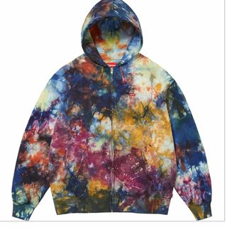 Supreme - Supreme Overdyed Small Box Zip Up Hooded