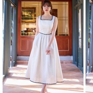 ハーリップトゥ(Her lip to)のMonaco Tweed Dress タグ付き(ロングワンピース/マキシワンピース)