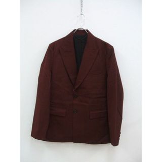 Jieda - JieDa/Jie-20W-JK05-A/GABARDINE TAILORED JACKET/テーラードジャケット/バーガンディ/サイズ2/ジエダ/定価53000円【中古】【メンズ】1-0822T♪