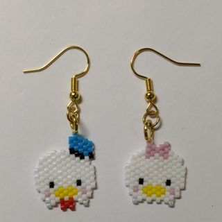 デリカビーズピアス(シェイプド)①(ピアス)