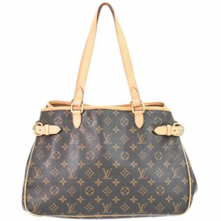 ルイヴィトン(LOUIS VUITTON)の本物 ルイヴィトン LOUIS VUITTON LV バティニョール オリゾンタル モノグラム トートバッグ ショルダーバッグ ブラウン M51154 ビトン バッグ 中古(トートバッグ)