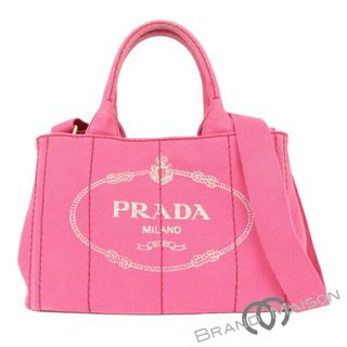 プラダ(PRADA)のAランク【プラダ】カナパトート/1BG439/デニム/ピンク/PRADA/トートバッグ/レディース【中古】(トートバッグ)