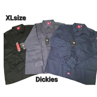 ディッキーズ(Dickies)の【新品未使用】ディッキーズ　ワークシャツ Dickies 長袖 シャツ  XL(シャツ)